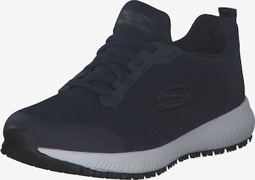 Baskets basses SKECHERS en bleu : devant