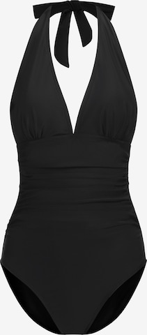 cfab (formerly creamy fabrics) Shapingbaddräkt 'Signature Sculpt Swimsuit' i svart: framsida