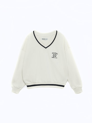 BIG STAR Sweatshirt ' GABRIELLA ' in White: front