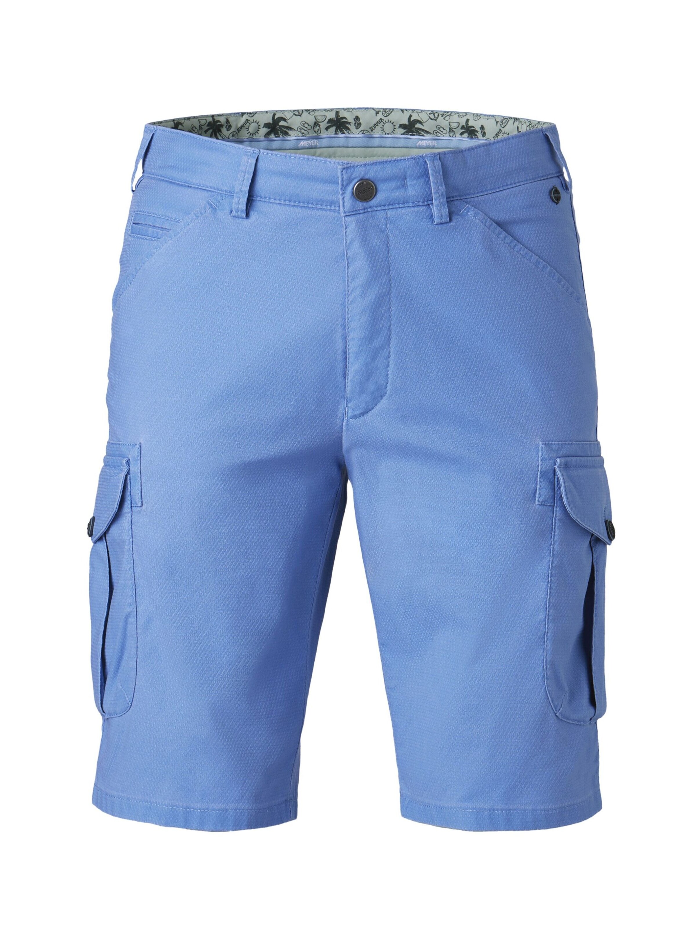 MEYER Broek 'B-Orlando' in Blauw: voorkant