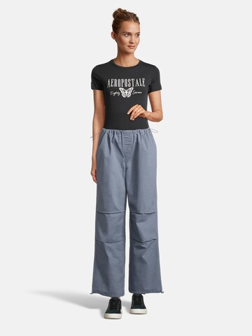 AÉROPOSTALE Wide leg Broek 'Y2K' in Blauw