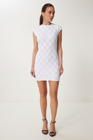 Happiness İstanbul - Vestido de punto en beige