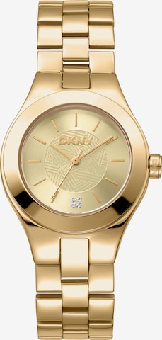 DKNY Analog watch 'Parsons Midi' in Gold: front