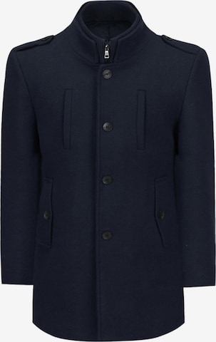 YOUTHUP Winter Coat in Blue: front