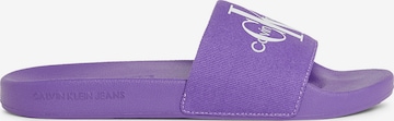 Calvin Klein Jeans - Sapato aberto em roxo