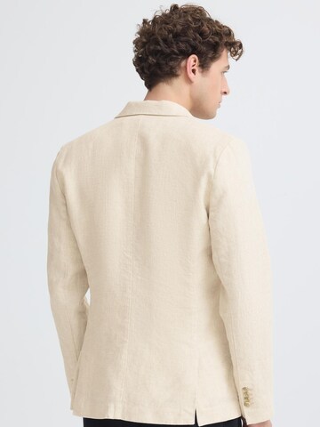 Casual Friday Regular fit Business-colbert ' CFTorup Linen ' in Beige