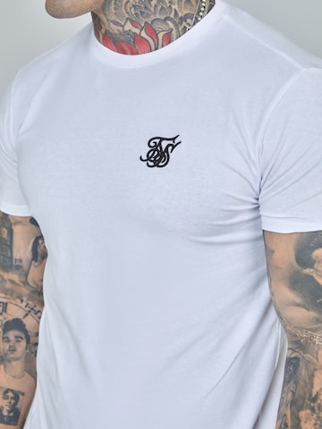 Maglietta 'Essentials' di SikSilk in bianco