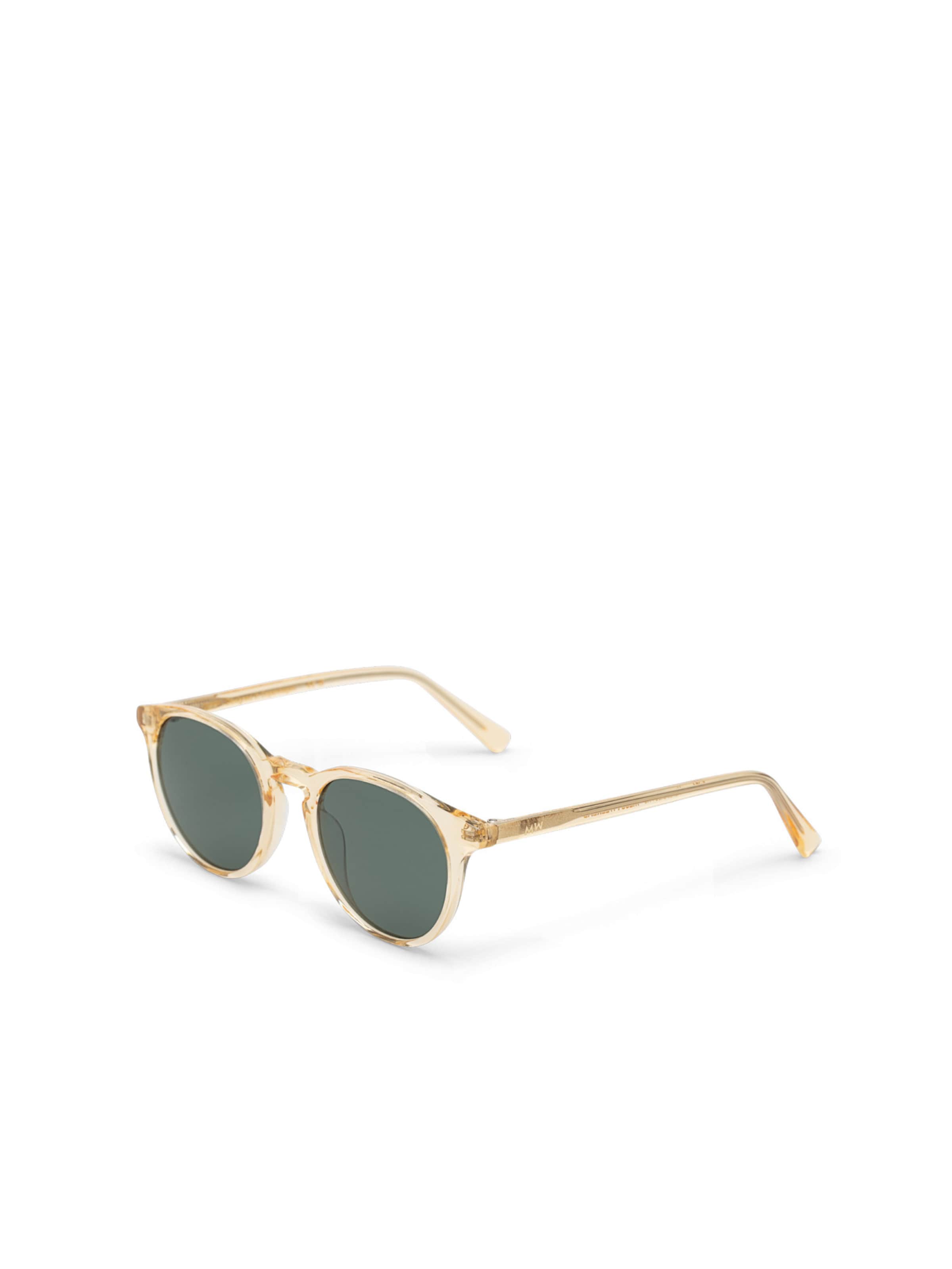 Lunettes de soleil 'DEPP' MessyWeekend en or : devant