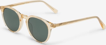 Lunettes de soleil 'DEPP' MessyWeekend en or : devant