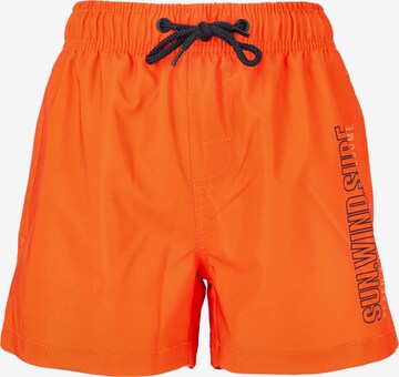 ZigZag Zwemshorts in Oranje: voorkant