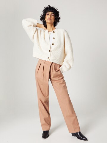 florence by mills exclusive for ABOUT YOU Knit cardigan 'Asta' in White