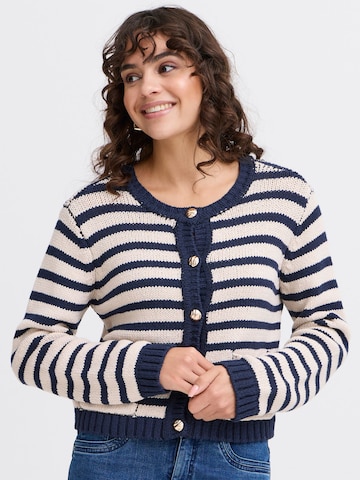 Fransa Gebreid vest ' FRBELINDA CAR 1 ' in Beige