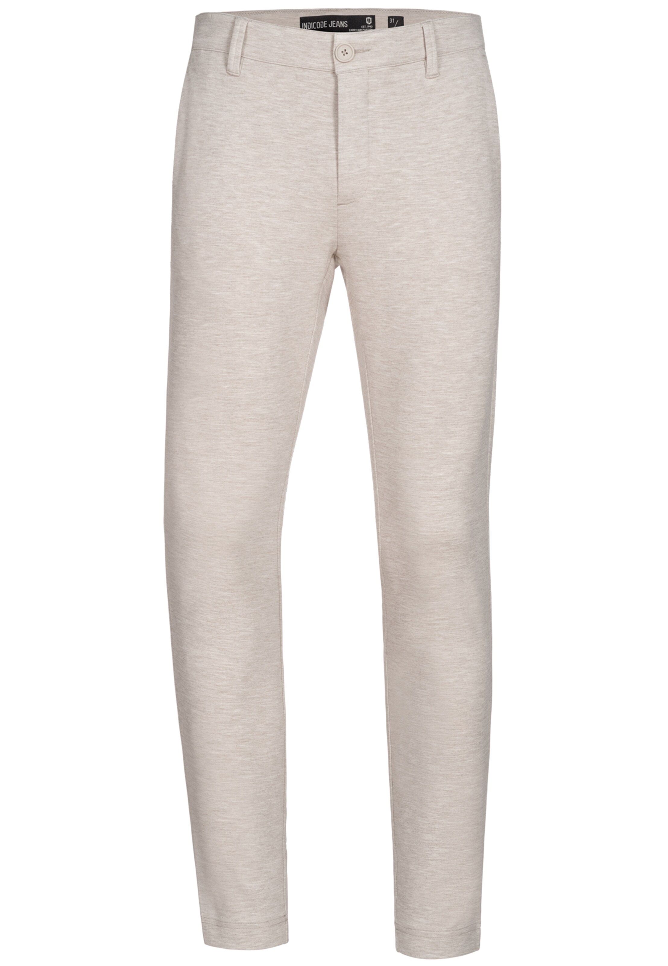 INDICODE JEANS Pants 'Rodekro' in Beige: front