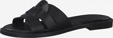 TAMARIS Mules in Black: front