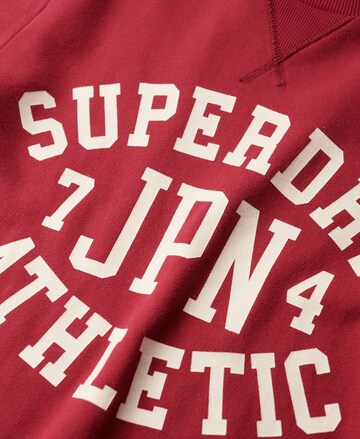 Sweat-shirt Superdry en rouge