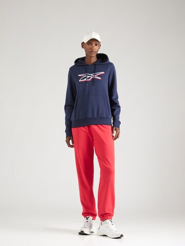 Reebok Αθλητική μπλούζα φούτερ σε μπλε