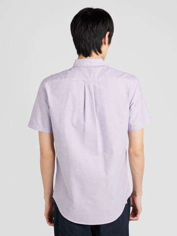 FARAH Slim fit Button Up Shirt 'BREWER' in Purple