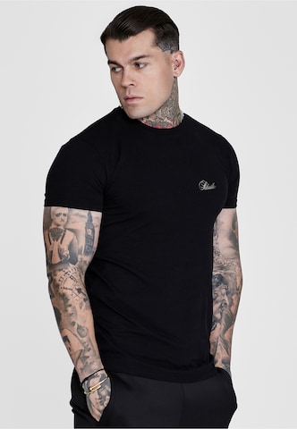 SikSilk Koszulka 'Essentials' w kolorze czarny