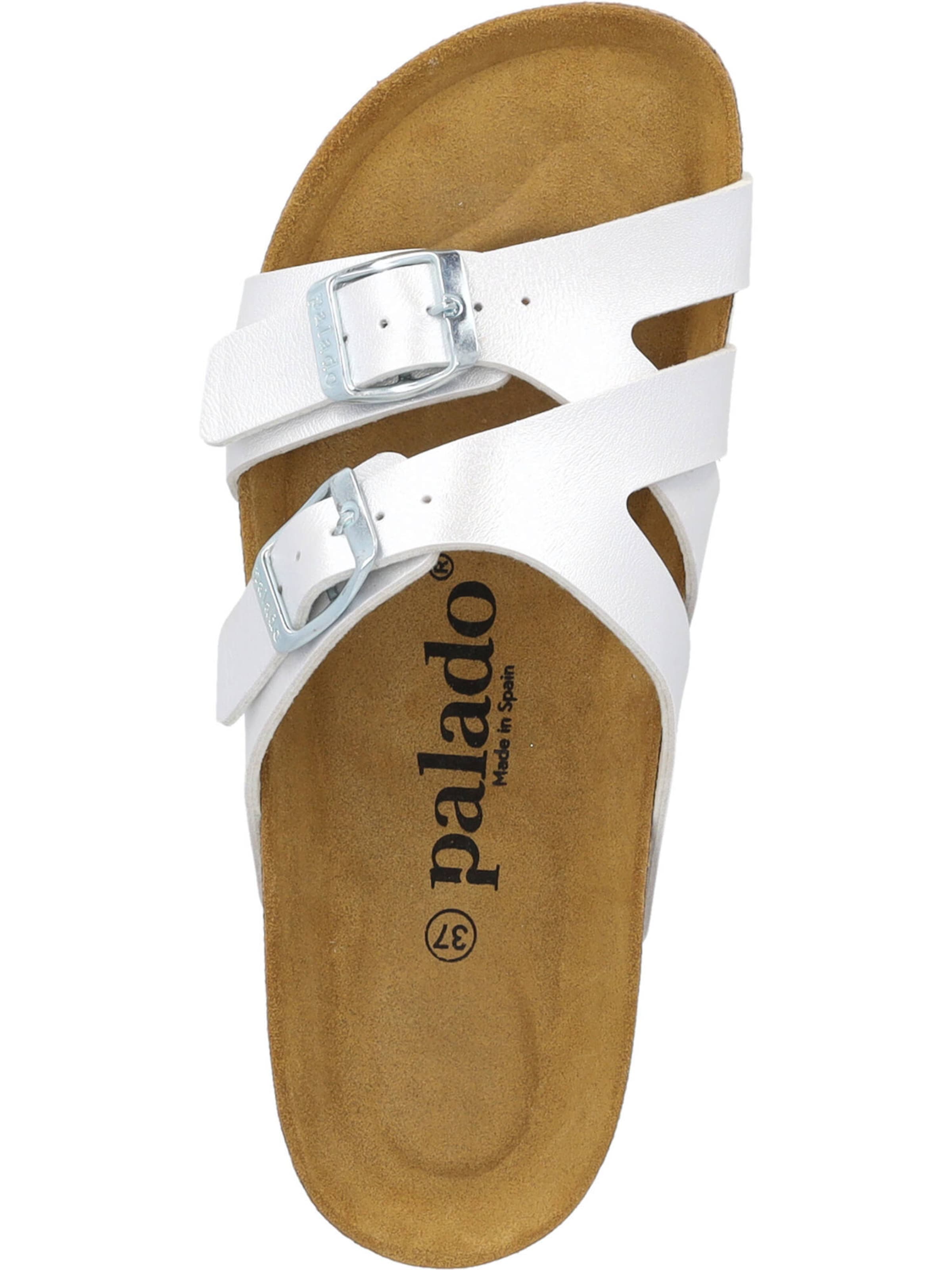 Mule 'Arrila PL' Palado en blanc