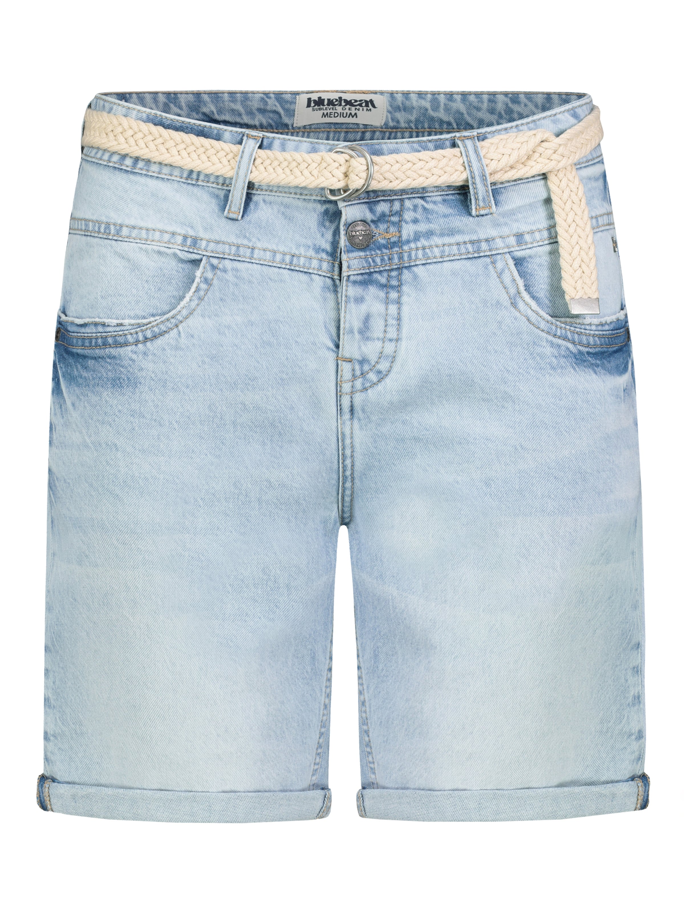 Sublevel Shorts in Blau: Vorderseite