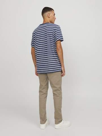 JACK & JONES Слим Брюки-чинос 'Macro Dave' в Бежевый