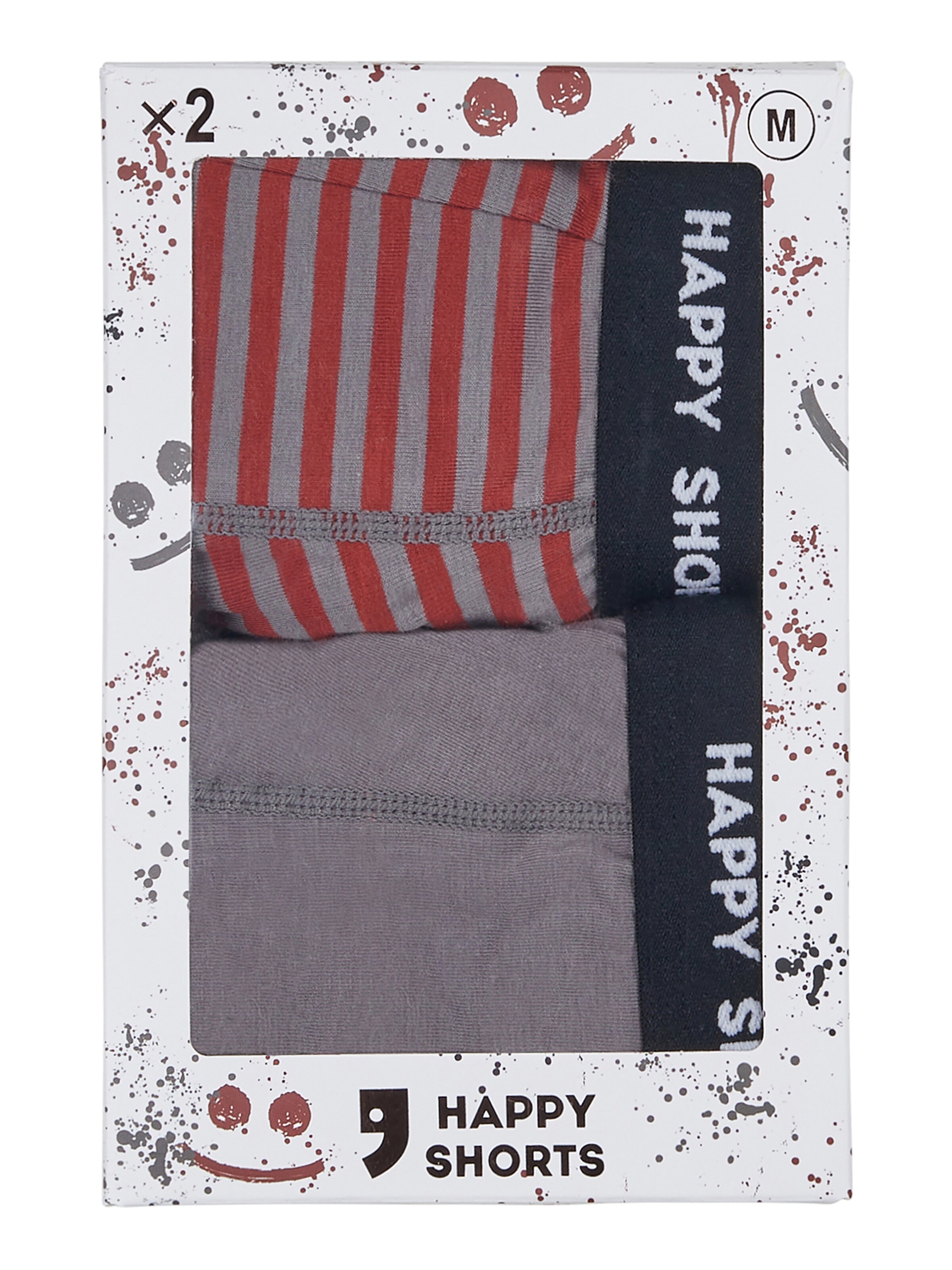 Happy Shorts Retro Pants ' Oktoberparty ' in Grau