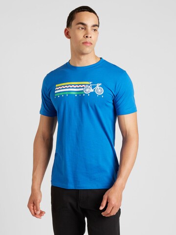 Lindbergh T-Shirt in Blau: Vorderseite