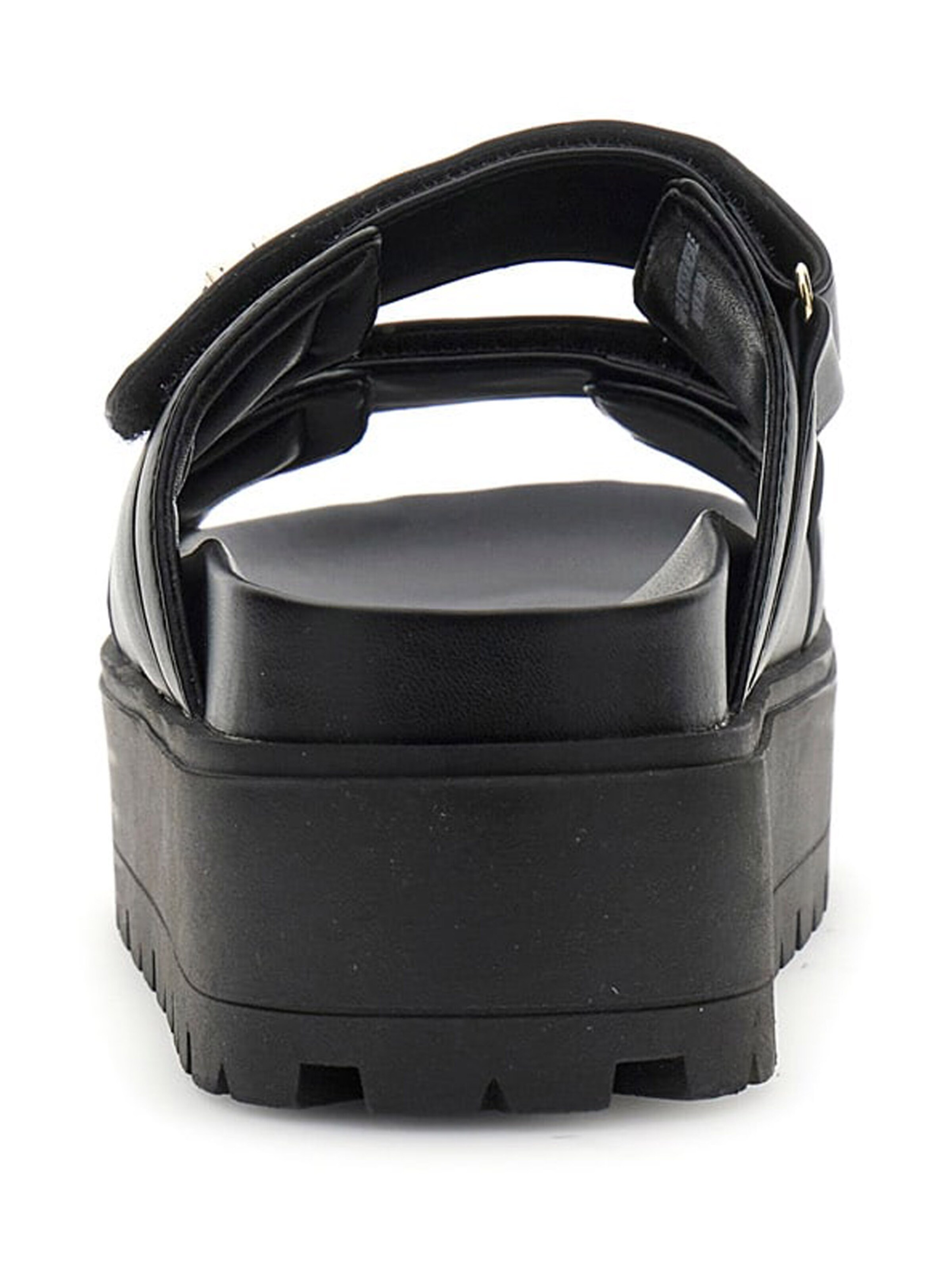 GUESS Pantolette 'FAXON' in Schwarz