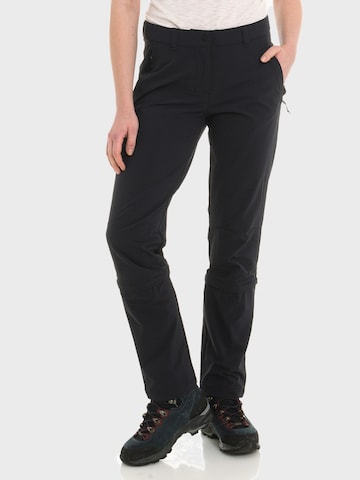Schöffel Regular Outdoor Pants 'Engadin1' in Black: front