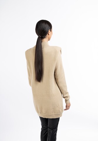 faina Knit dress in Beige