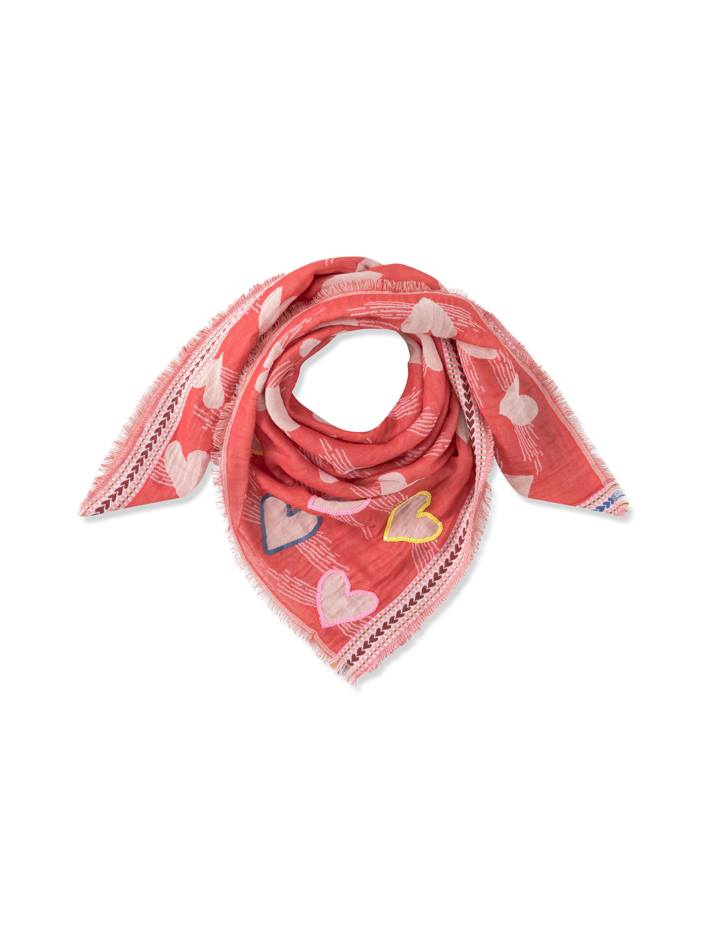 Foulard CODELLO en rouge : devant