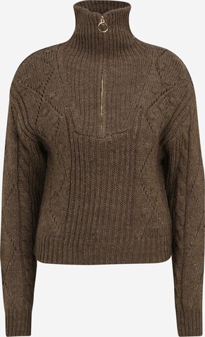 OBJECT Tall Sweater 'KELLY' in Brown: front