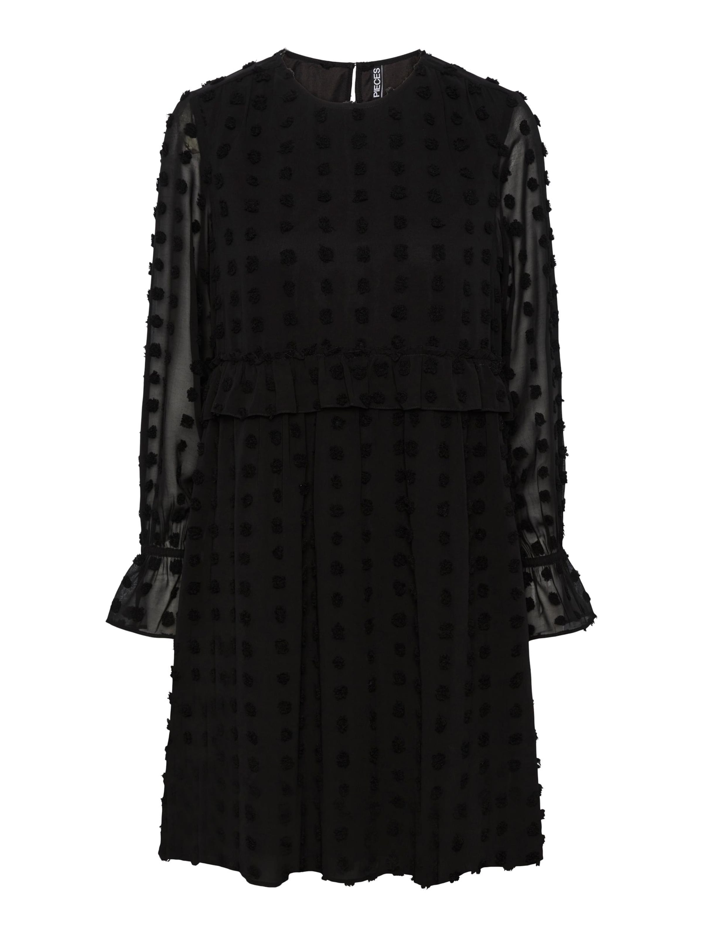 PIECES Kjole 'Symma' i sort: forside