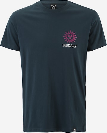 Iriedaily T-shirt 'Dose Descene' i blå: framsida
