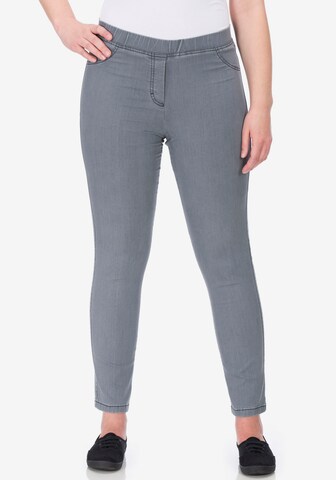 KjBRAND Skinny Jeggings in Grey: front