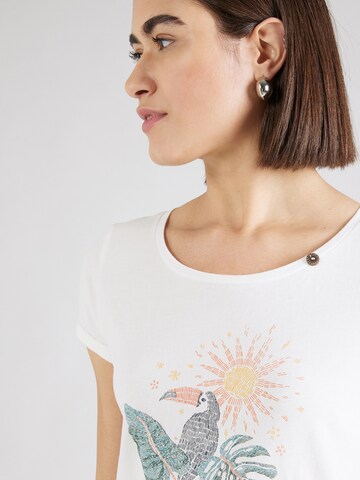 Ragwear T-shirt 'FLLORAH' i vit