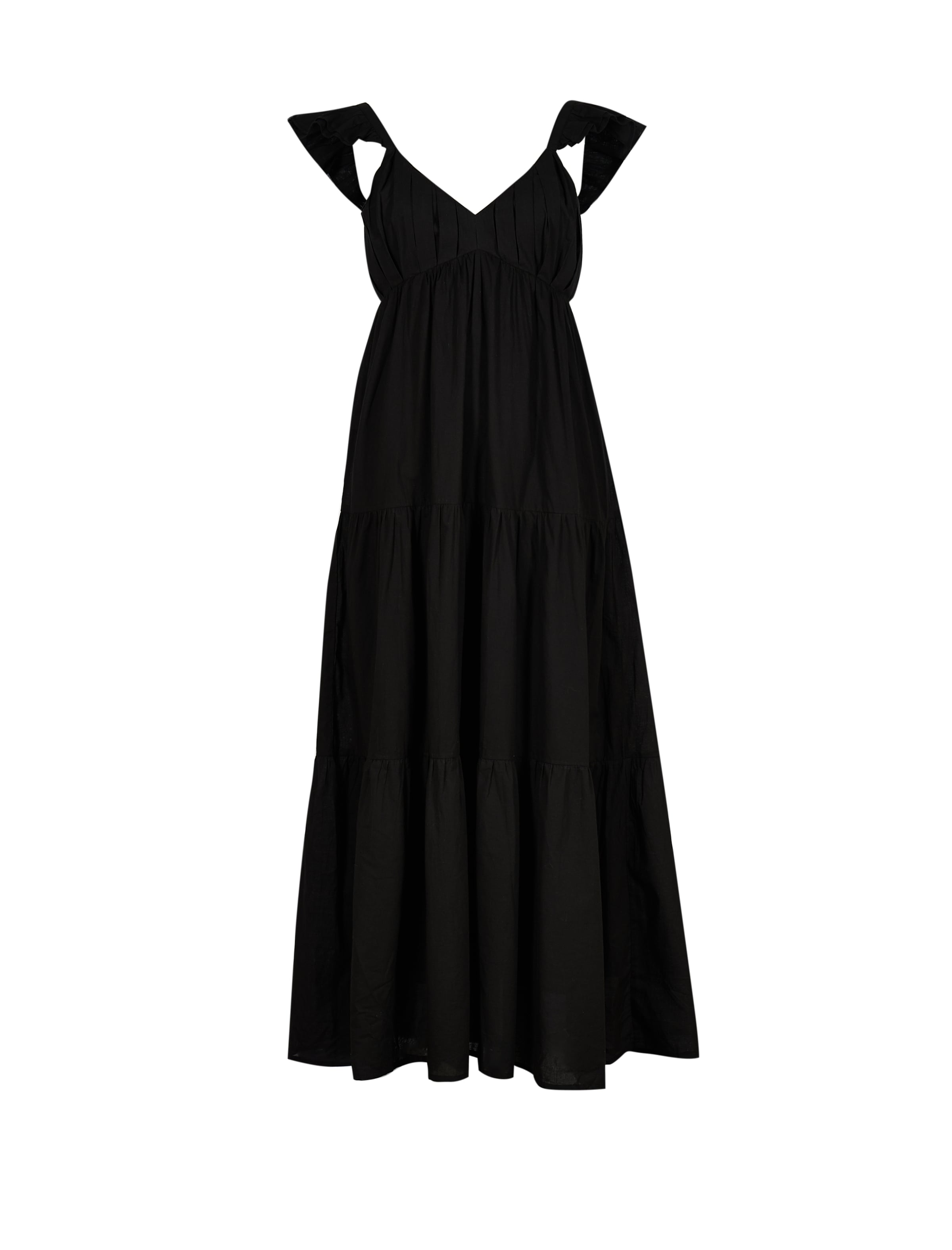 South Beach Kleid in Schwarz: Vorderseite