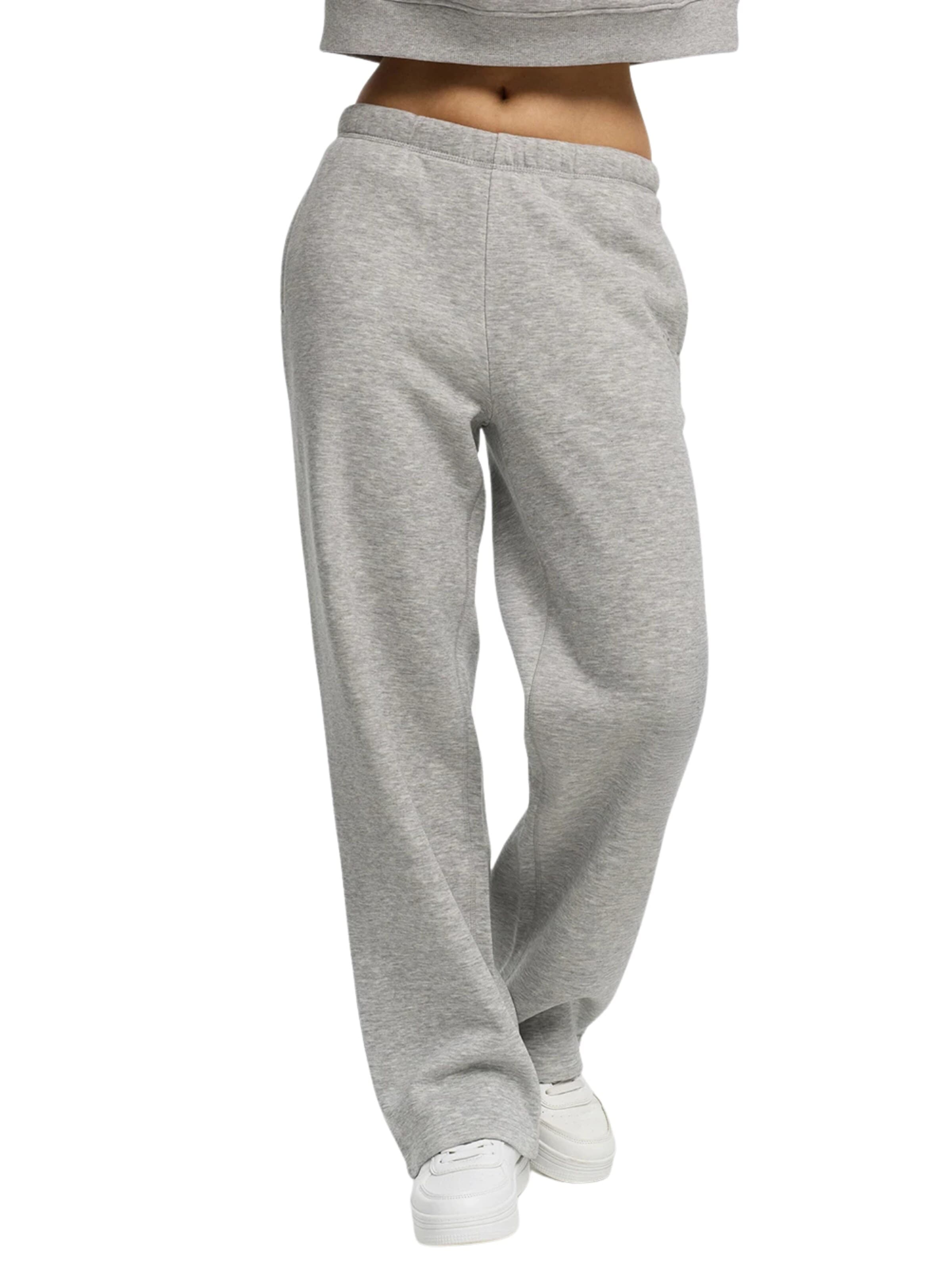 Wide Leg Pantalon 'Everyday Relaxed Fit Straight Pants' cfab (formerly creamy fabrics) en gris