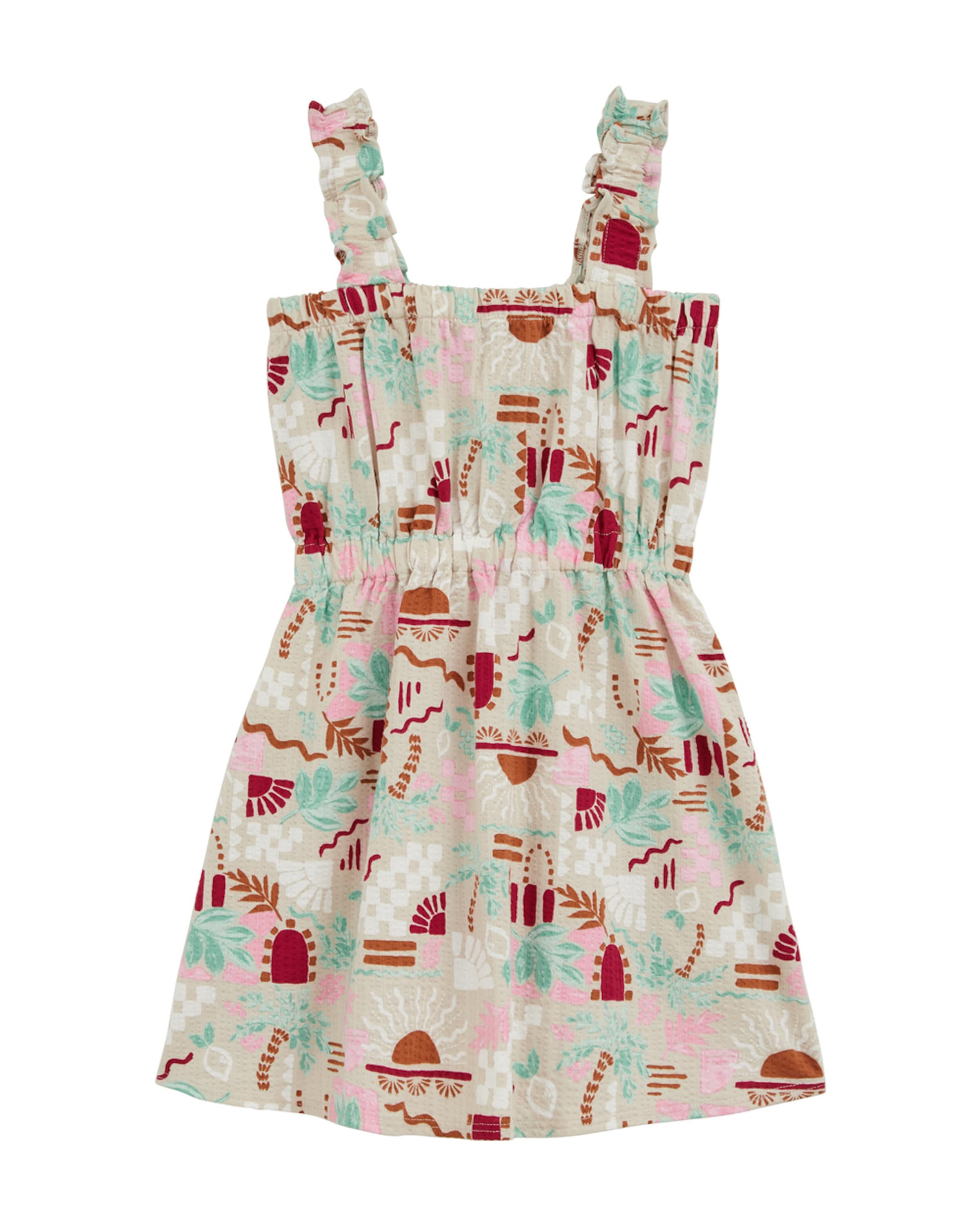 WE Fashion Kleid in Beige: Vorderseite