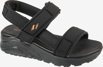 SKECHERS Sandále 'Skechers Uno Lite Sandal - Sunny Stand' - Čierna: predná strana