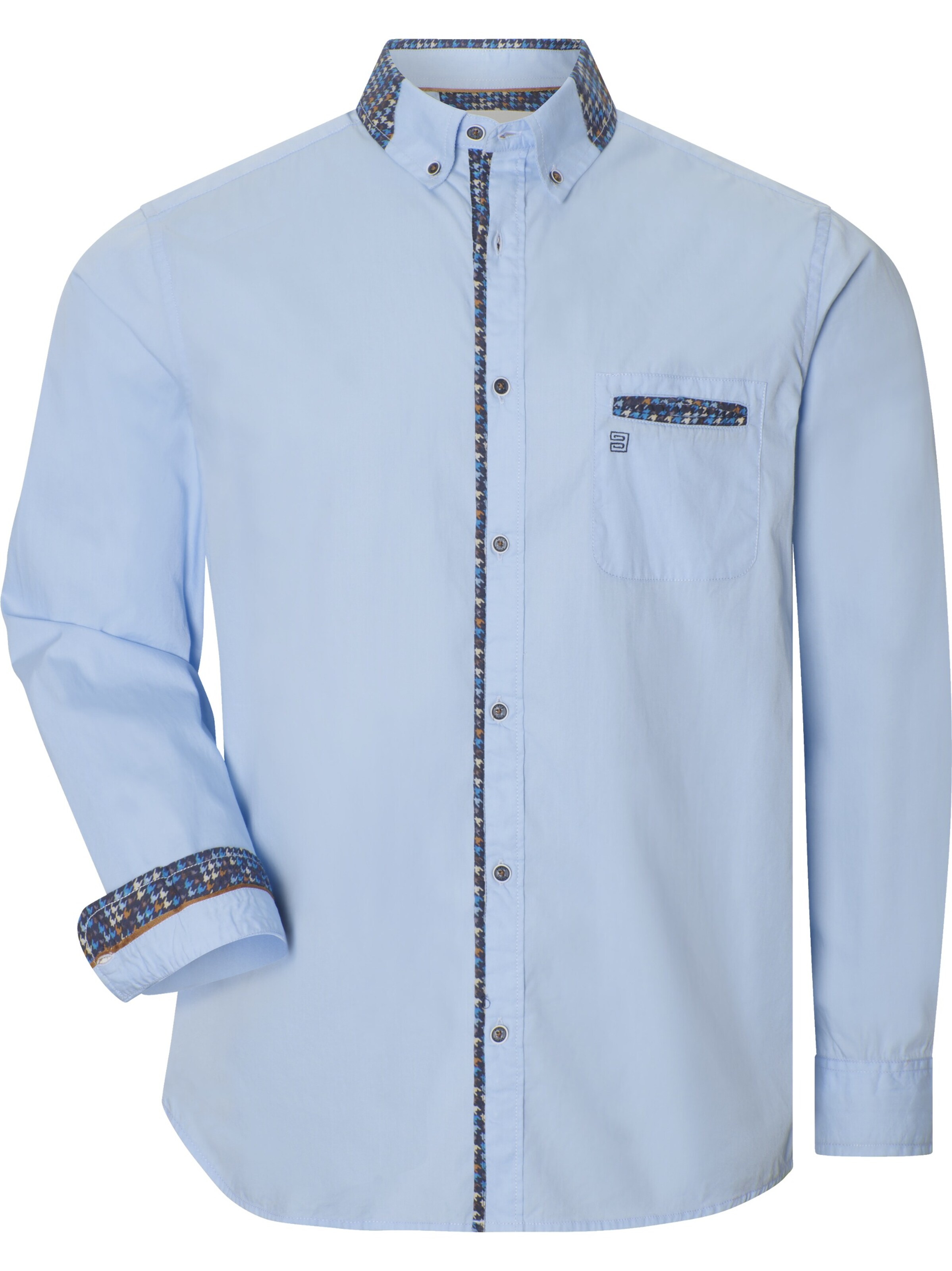 BABISTA Regular fit Button Up Shirt 'Matias' in Blue