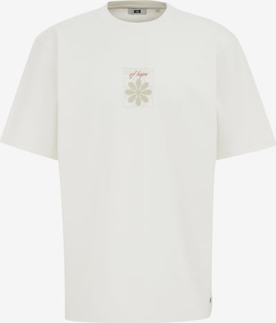 Marškinėliai iš WE Fashion, spalva – smėlio spalva / kūno spalva / dramblio kaulo / alyvuogių spalva, Prekių apžvalga