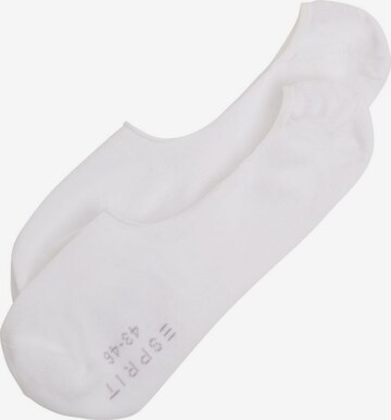 ESPRIT Ankle Socks in White: front