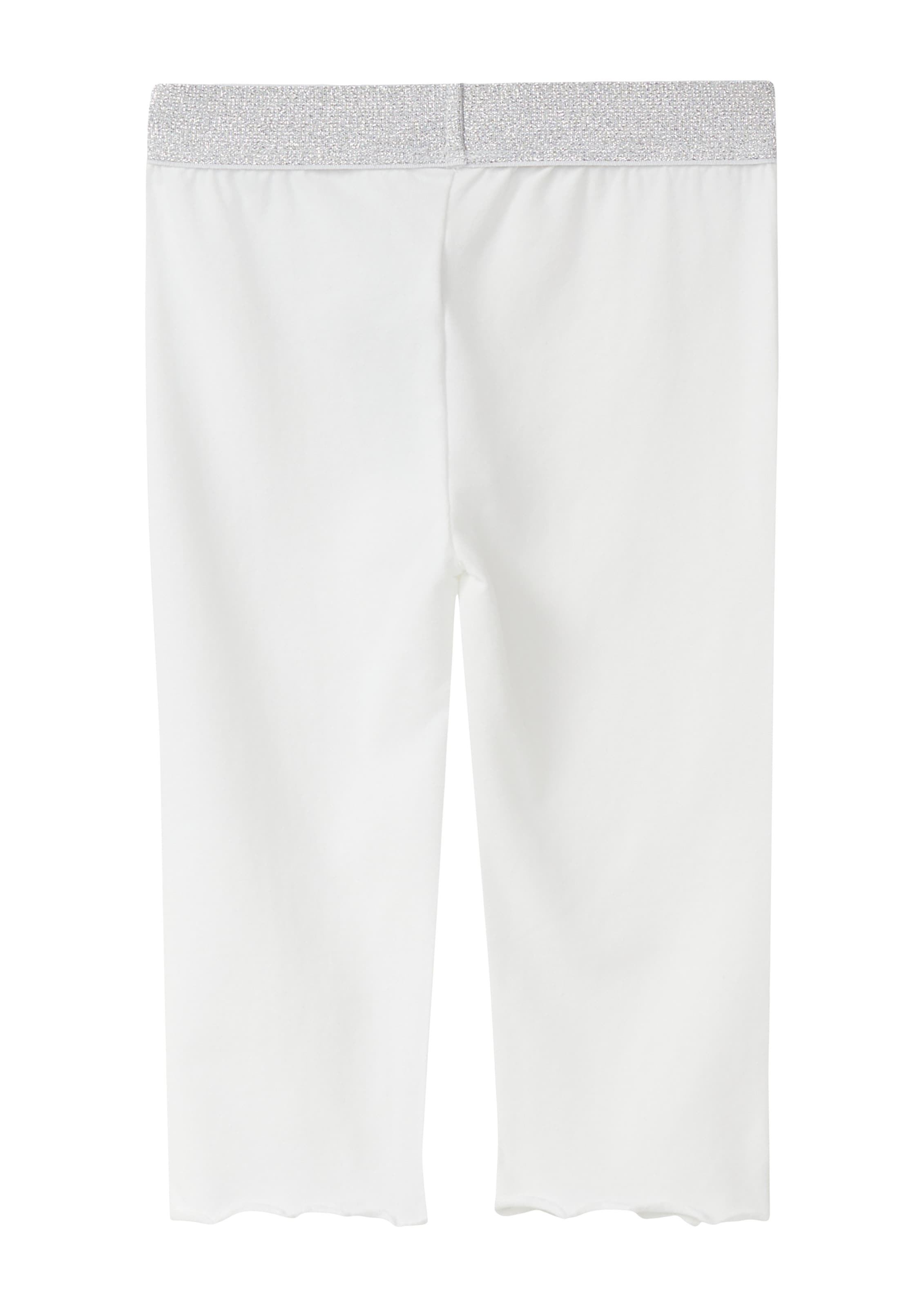 Coupe slim Leggings s.Oliver en blanc