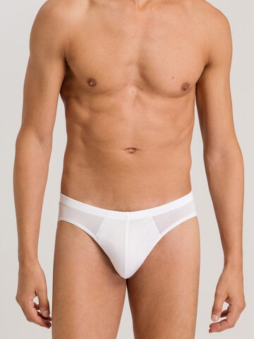 Hanro - Cueca ' Cotton Sporty ' em branco: frente