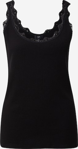 River Island Plus Top in Black: front