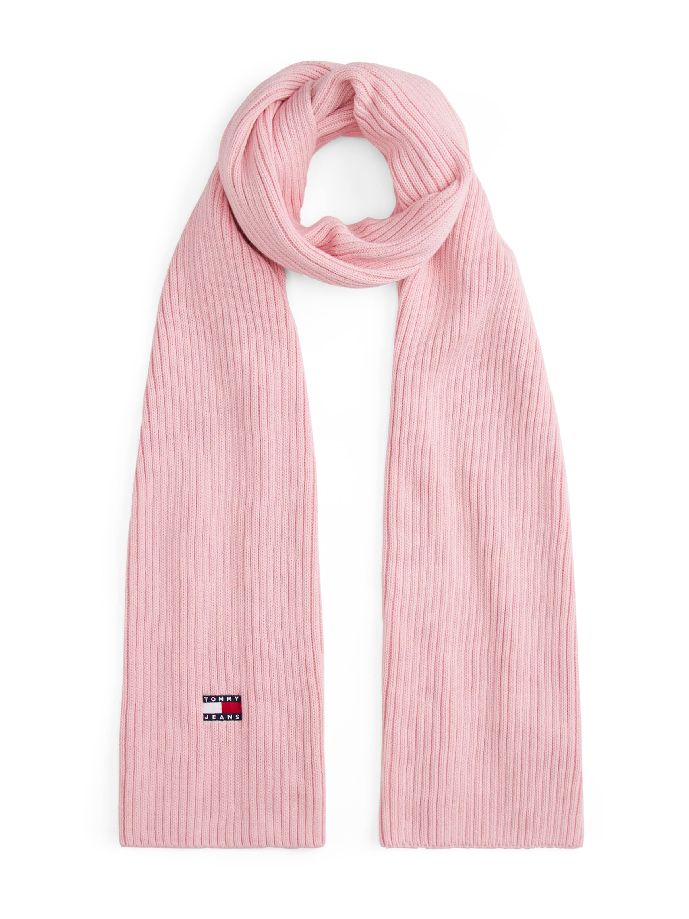 Tommy Jeans Шал 'Heritage' в розово: отпред