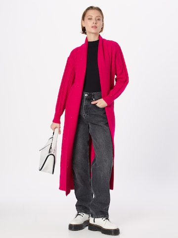River Island Strickjacke 'CABLE' in Pink