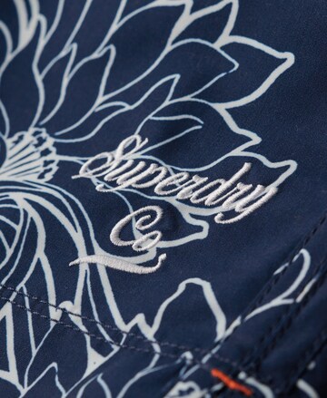 Superdry Zwemshorts in Blauw