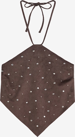Bershka Toppi koossa L värissä norsunluu / suklaa, Tuotenäkymä